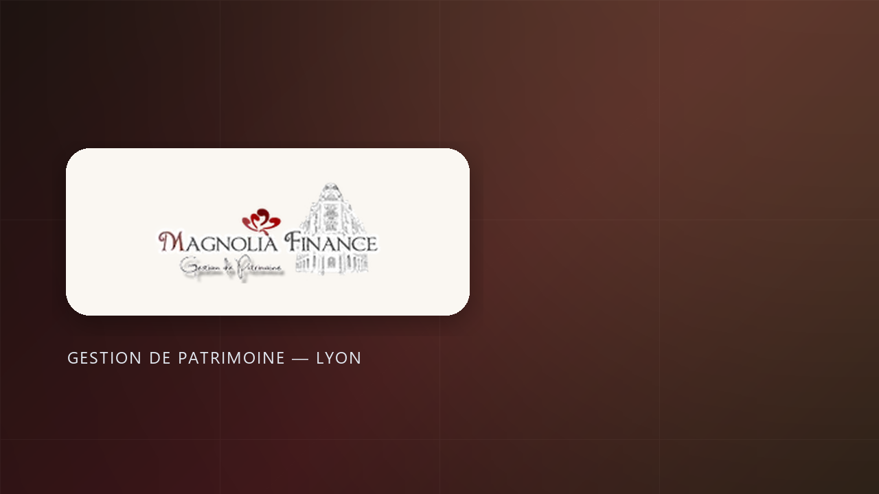 Magnolia Finance, site vitrine cabinet de gestion de patrimoine à Lyon